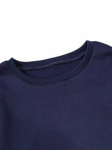 In Trái tim Áo nỉ - Xanh đậm - Xem 3