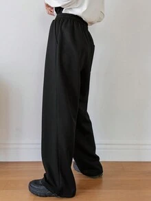 DAZY Eo dây rút Túi nghiêng Quần thể thao - màu đen - Xem 5