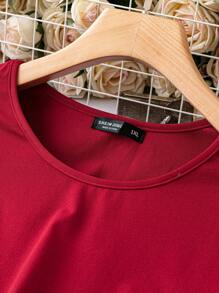 SHEIN LUNE Hơn Hai âm Áo thun - Nhiều màu - Xem 3