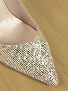 Fashionable, Elegant And Versatile High Heels For Women, Queen Style - Apricot - View 5