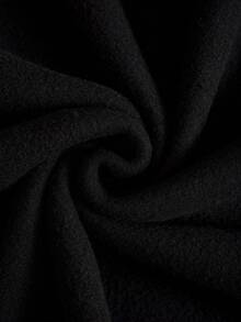 Nam Plus Con vịt In Túi kangaroo Dây rút Hoodie - màu đen - Xem 6