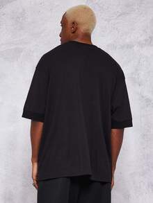 SUMWON 带有纽约图案印花的超大 T 恤 - 黑色 - 查看 6