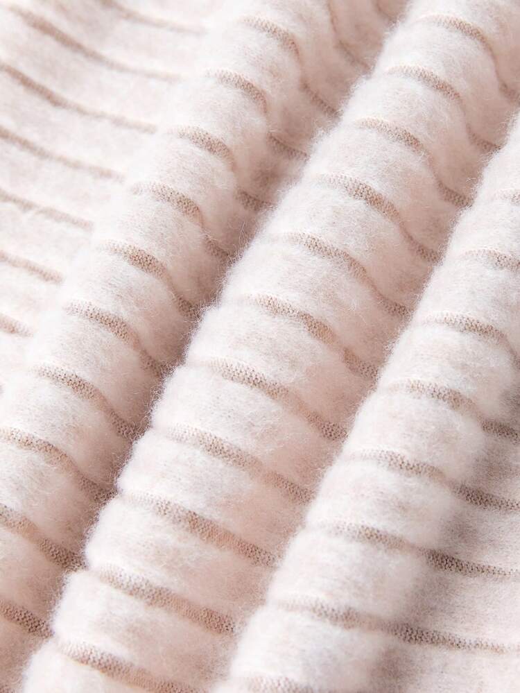 Contrast Collar Drop Shoulder Half Button Tee