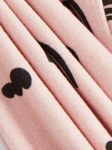 Cozy Pixies Baby Girl 3pcs Cartoon Graphic Pants - Pink - View 4