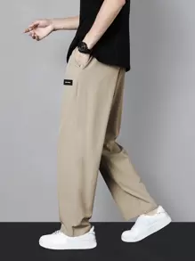 Pantaloni da uomo Coulisse Creste Tasca Lettere Casual