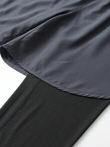 Manfinity Sport Corelite Nam 2 trong1 Khối màu Quần thể thao - Xám - Xem 5