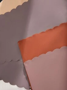 Talla grande 5 piezas Bragas ribete en abanico - Multicolor - Ver 3