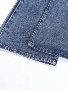 Teen Boys' Flared Jeans - Blue - View 6