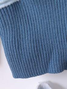 男小童撞色連帽套頭毛衣 - 彩色 - 查看 6