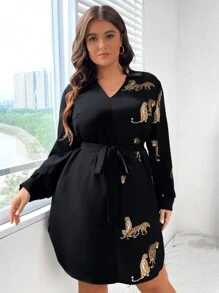 SHEIN LUNE Kích thước lớn - màu đen - Xem 3