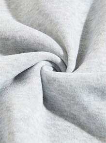 Men Car Print Pocket Drawstring Hoodie, For Fall - Grey - View 3