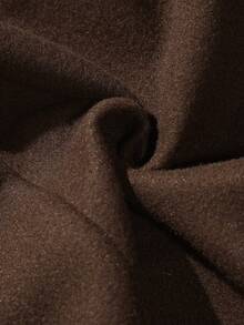 ROMWE MEN Street Life Guys Wings Print Zip Up Thermal Lined Hoodie - Brown - View 3