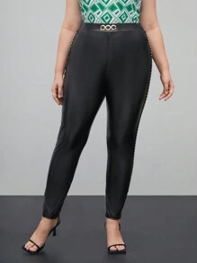 BizChic 大碼長褲 - 黑色 - 查看 5