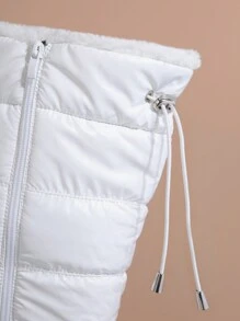 SHUZIA 仿皮过膝高跟鞋底靴子 圣诞假期 秋冬季度假氛围