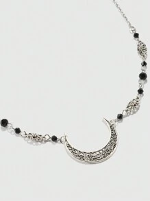 ROMWE Goth 1pc Moon Decor Headwear - Multicolor - View 3