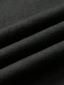 Men Cartoon Graphic Tee - Black - View 5