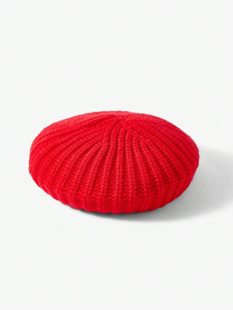 Ladies' Fashionable Set Of Knit Hat And Gloves For Everyday Wear And Decoration Party