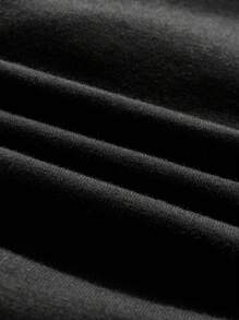 SHEIN EZwear Summer 2pcs Solid Ruched Slim Fit Tank Top