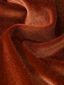 Đứa bé gái Hai âm Viền Ruffle Đầm - Rỉ Nâu - Xem 5