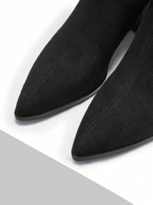 MOTF PREMIUM 舒服的女性時尚靴子 - 黑色 - 查看 5