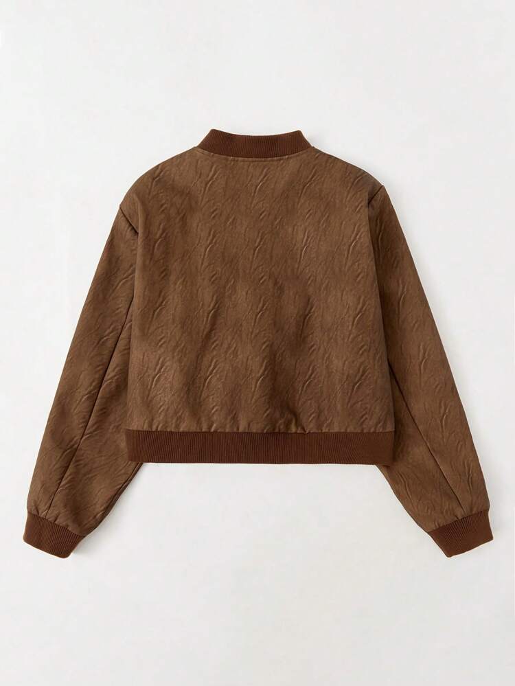 Plus Zip Up Bomber Jacket