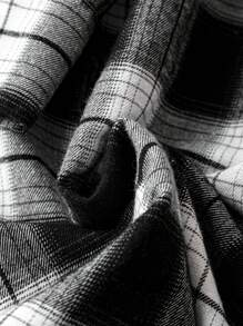 EMERY ROSE Hơn In kẻ sọc Thắt lưng Váy sơ mi - Nhiều màu - Xem 3