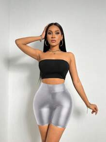 BamGleam 寬腰帶騎行褲