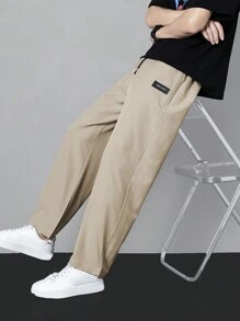 Pantaloni da uomo Coulisse Creste Tasca Lettere Casual