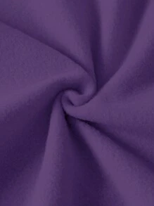 Manfinity Homme 男士宽松卡通印花落肩连帽衫，秋季款，长袖上衣 - 紫色 - 查看 4