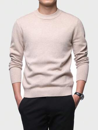 Men Solid Sweater