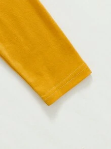 Young Boy Colorblock Patched Pocket Raglan Sleeve Tee - Multicolor - View 3