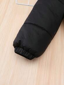 SHEIN 男童双色连帽棉服大衣 - 彩色 - 查看 7