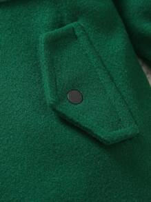 男嬰前紐扣花呢外套