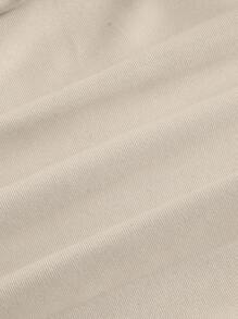 Muchica 素色褶邊短款抹胸上衣 - 杏色 - 查看 4