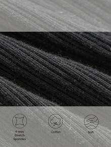 Baby Girl 3pcs Solid Ribbed Knit Pants - Pink - View 11