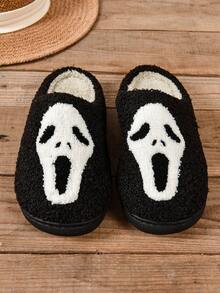 女性家居拖鞋 - 黑色 - 查看 3