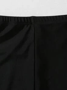 SHEIN Swim Curve Plus Floral Print Shorts Tankini - Multicolor - View 4