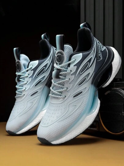 男士運動鞋,透氣減震彈性耐磨休閒運動鞋