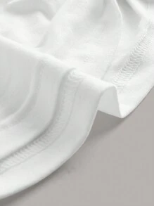 SHEIN EZwear Summer 2pcs Solid Ruched Slim Fit Tank Top