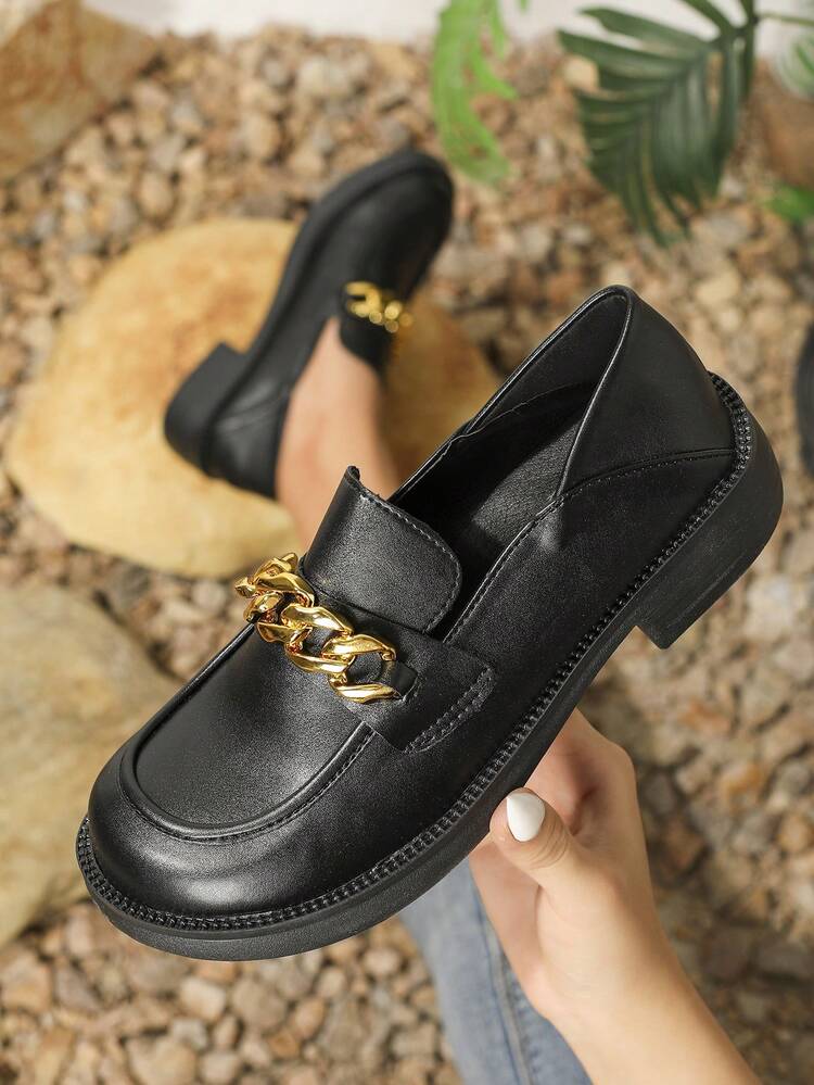 Ladies' Flat Shoes - Musta - Näytä 5