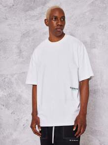 SUMWON Heavyweight Tee With Embroidered Back Logo - White - View 2