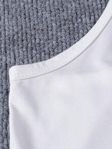 Manfinity Sport Corelite 男士運動T恤 & 背心 - 白色 - 查看 5