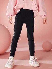Mallas Para Niña (grandes) - Negro - Ver 6