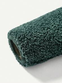 男嬰前紐扣絨毛連帽外套 - 墨綠色 - 查看 4