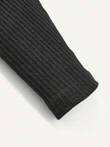 Baby Girl 3pcs Solid Ribbed Knit Pants - Pink - View 8