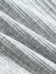 Baby Girl 3pcs Solid Ribbed Knit Pants - Pink - View 12