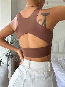 素色鉤眼扣無鋼圈文胸