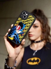 Batman X ROMWE 1 Vỏ điện thoại TPU hình chữ cái & hình đầu lâu tương thích với iPhone - Nhiều màu - Xem 1