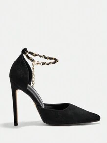 SheIn BIZ Women's High Heel Shoes - Black - View 2