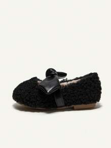 Lovely And Fun Bowknot Design Comfortable Non-Slip Soft Sole Baby Flats